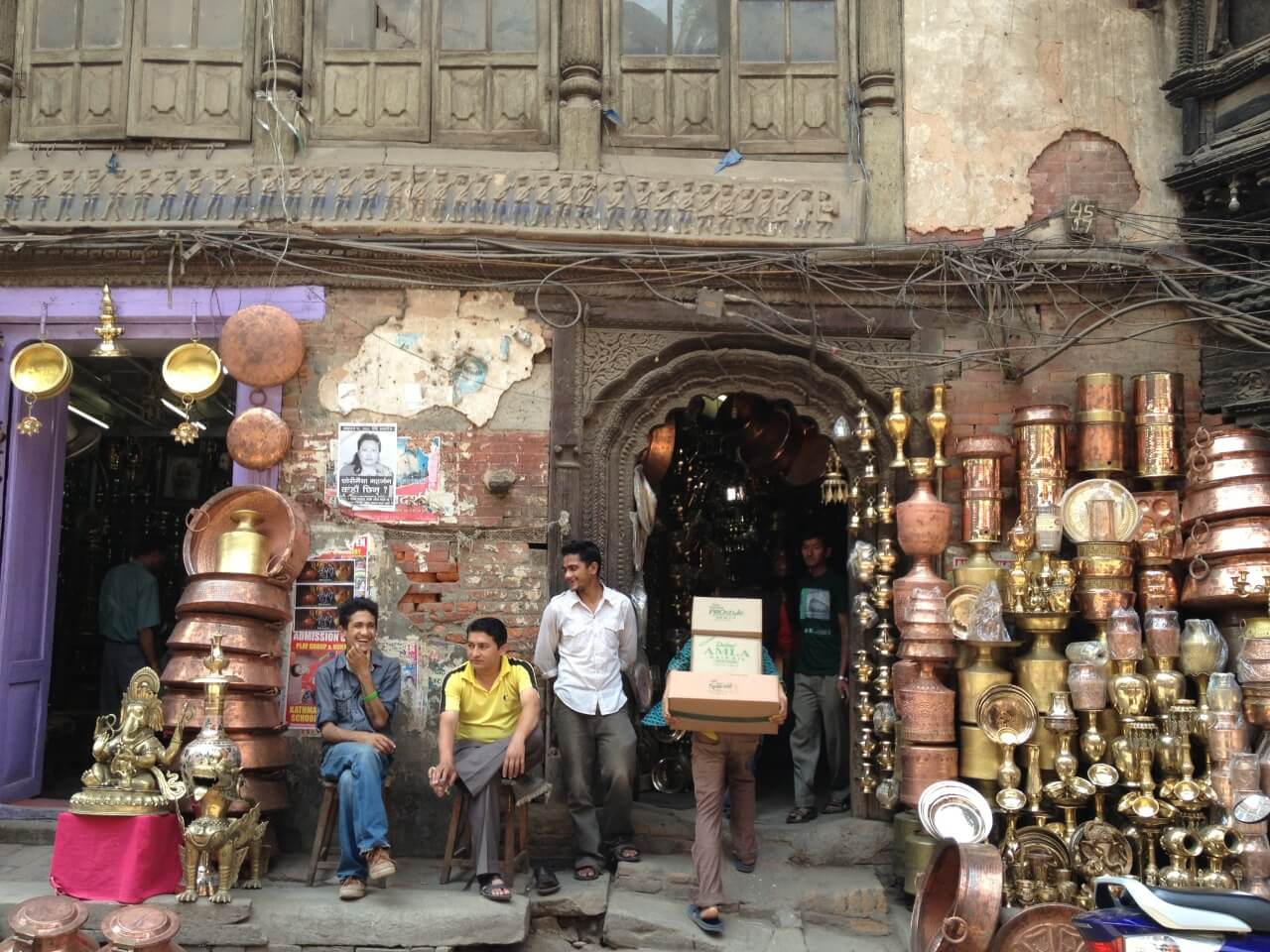 utensil shops at asan kathmandu