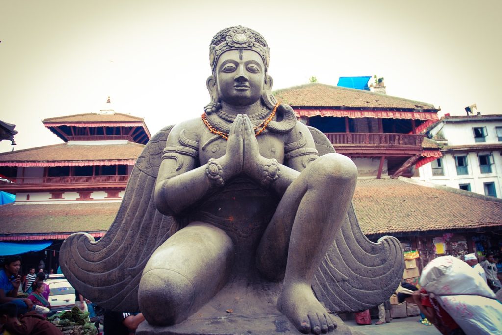 garuda statue in nepal