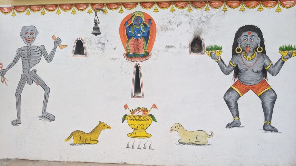 mural-mythological-creatures-nepal