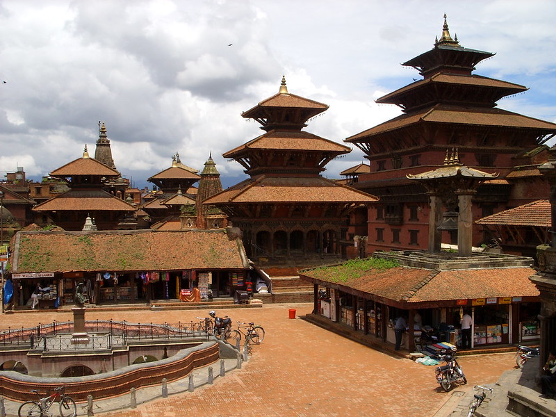 Patan Durbar Square situated in Kathmandu Valley
