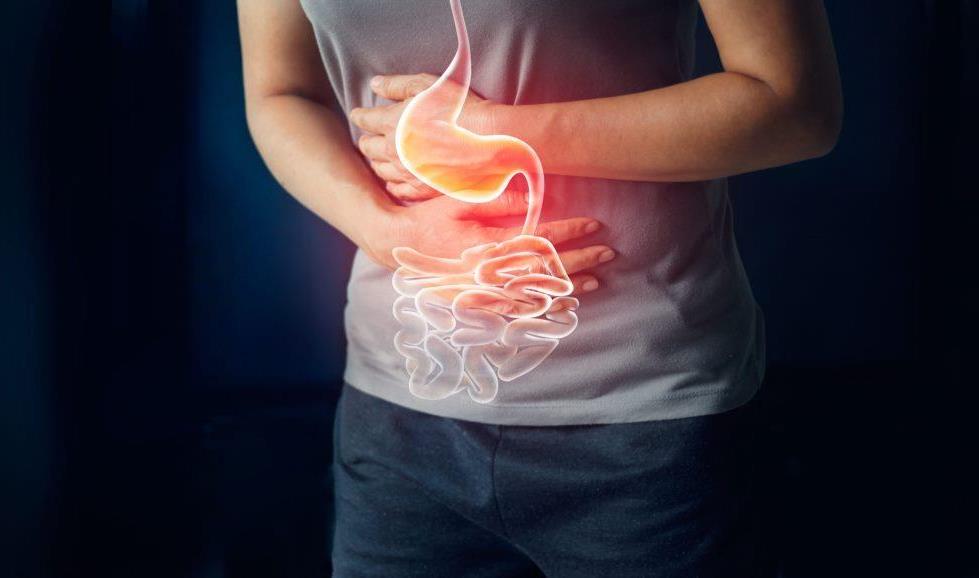 Man suffering from gastrointestinal disorder
