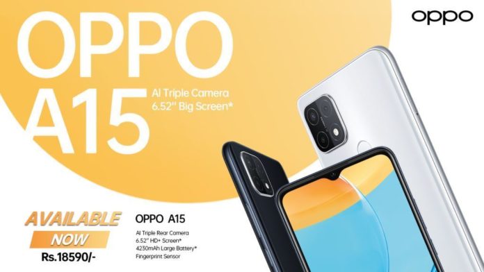 Oppo A15 phone in nepal