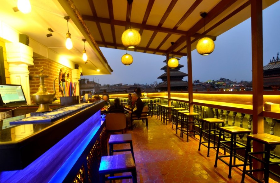 garuda bar rooftop restaurant in Kathmandu