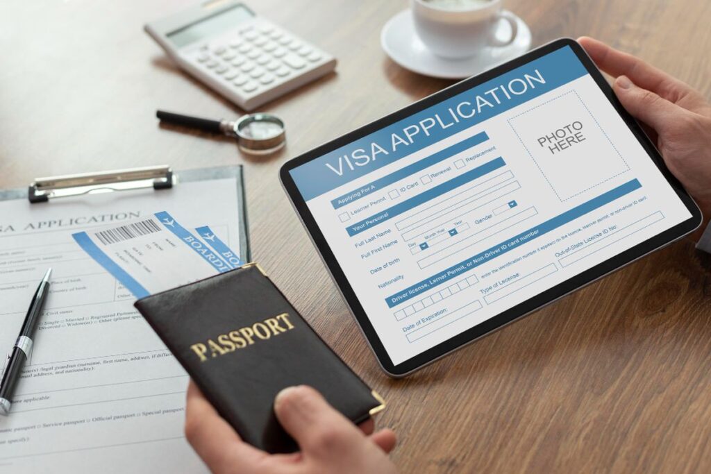 visa application form 